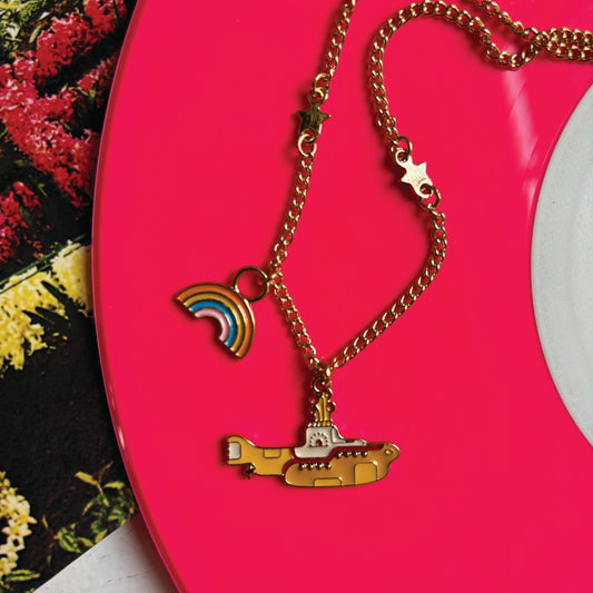 House of Disaster - The Beatles Yellow Submarine Charm Necklace