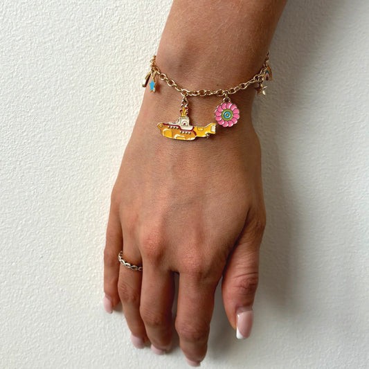 House of Disaster - The Beatles Yellow Submarine Charm Bracelet