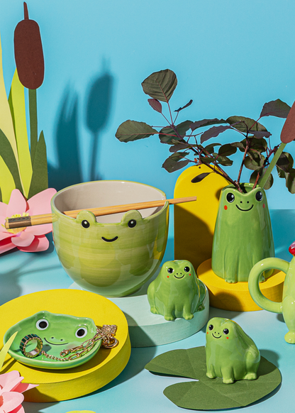 Sass & Belle - Frog Noodle Bowl With Chopsticks