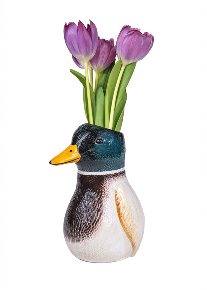 Sass & Belle - Mallard Duck Shaped Vase