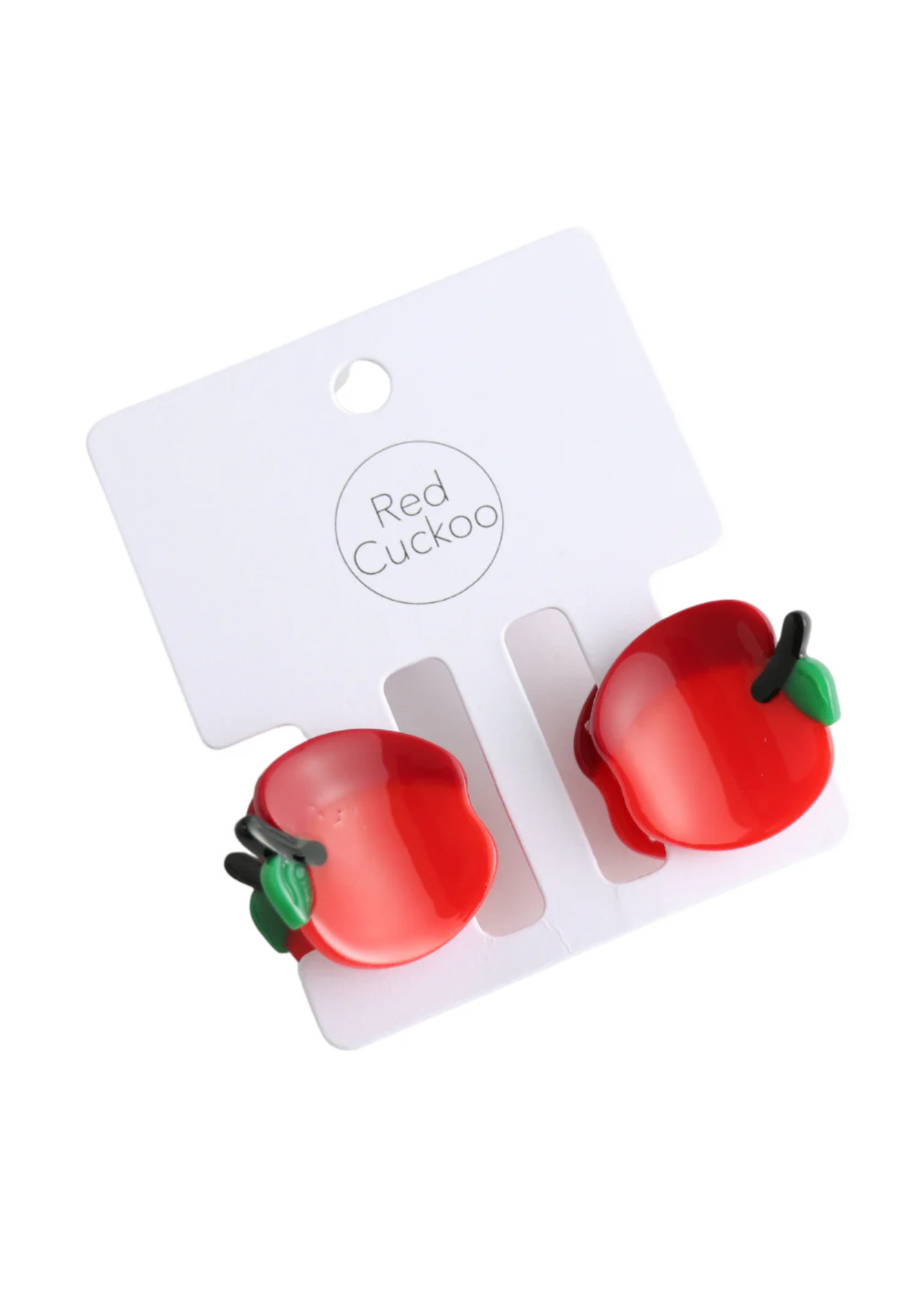 The Edit - Mini Apple Hair Claw Duo