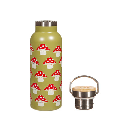 Sass & Belle - Cute Mushroom Print Water Bottle