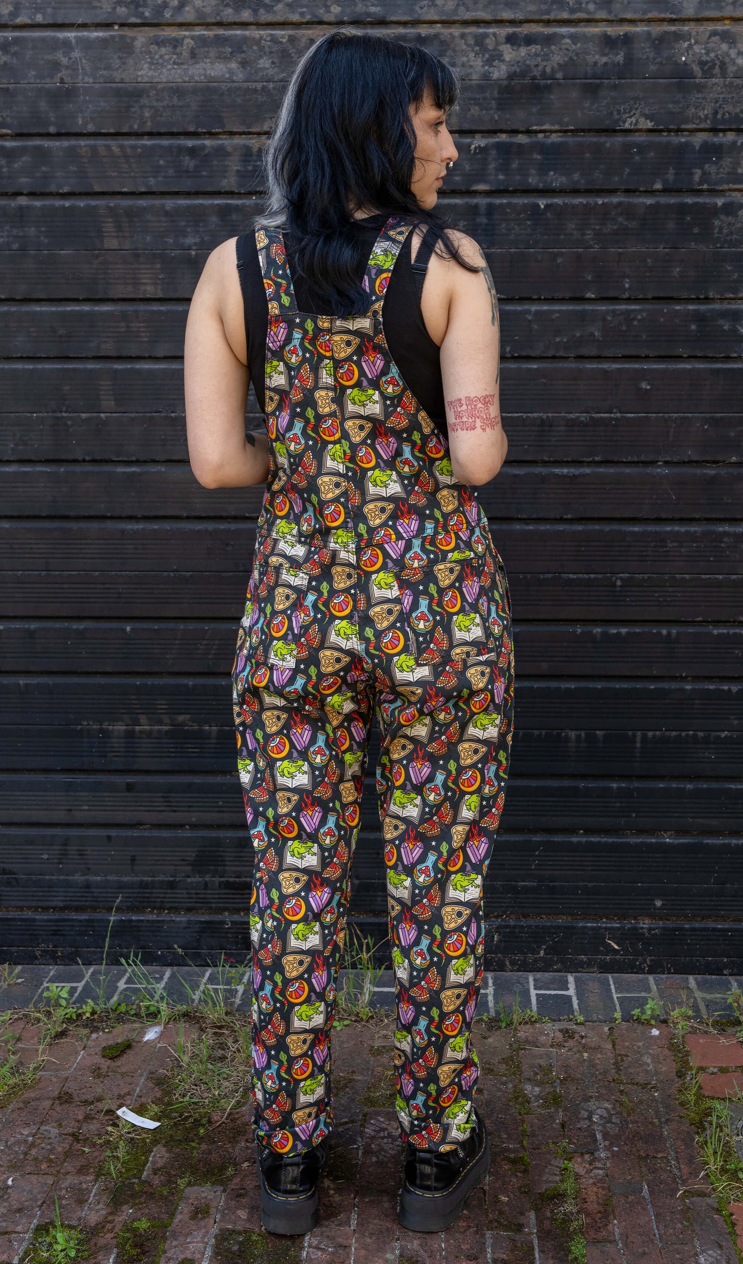 Run & Fly - Bewitched Stretch Twill Dungarees