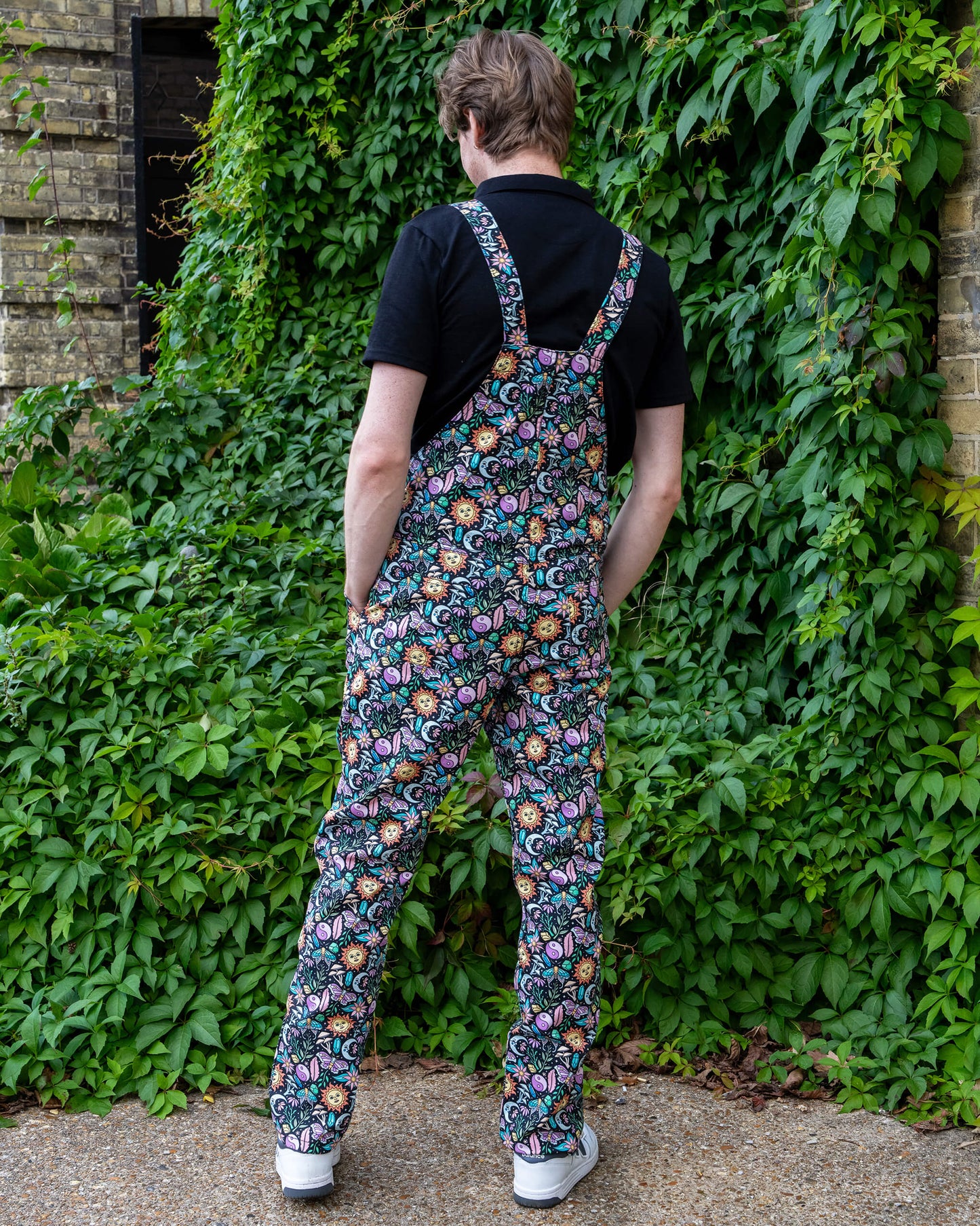 Run & Fly - Boho Summer Stretch Twill Dungarees