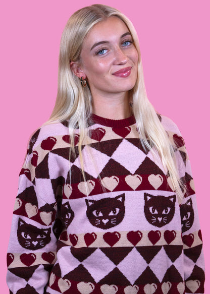 Home of Rainbows - The Cocoa Kitty Knit Jumper