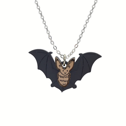 Little Moose - Long-Eared Bat Charm Necklace