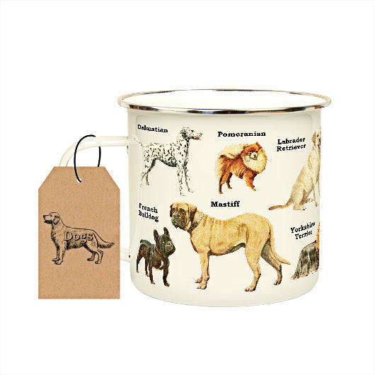 Gift Republic - Dog Breeds Enamel Mug