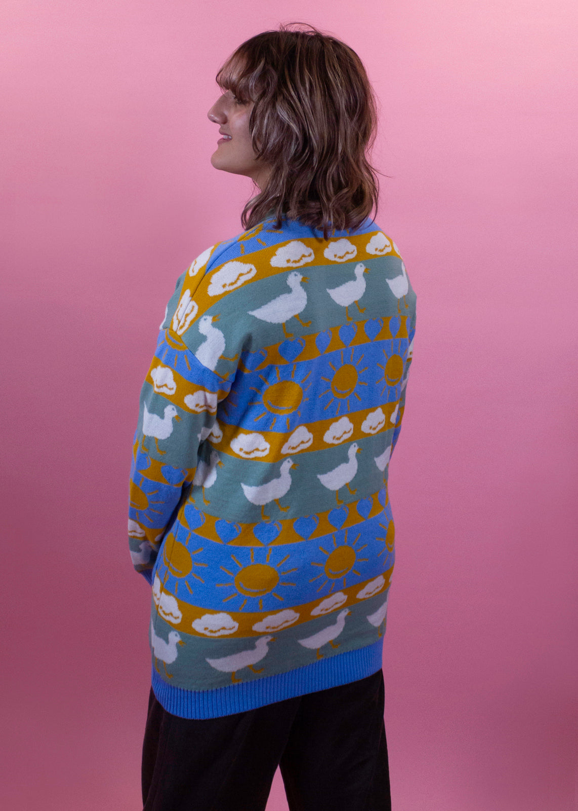 Home of Rainbows - Sunny Day Duck Knit Cardigan