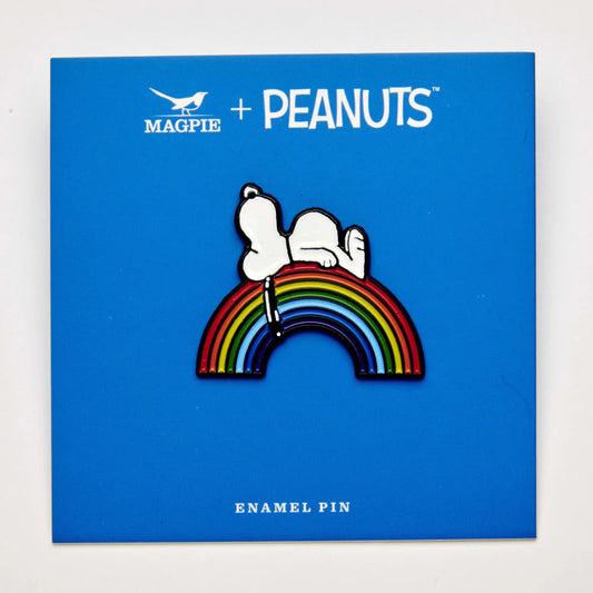 Magpie - Peanuts 'Good Vibes' Rainbow Enamel Pin