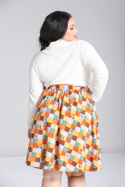 Hell Bunny - Checked Hawthorn Skirt