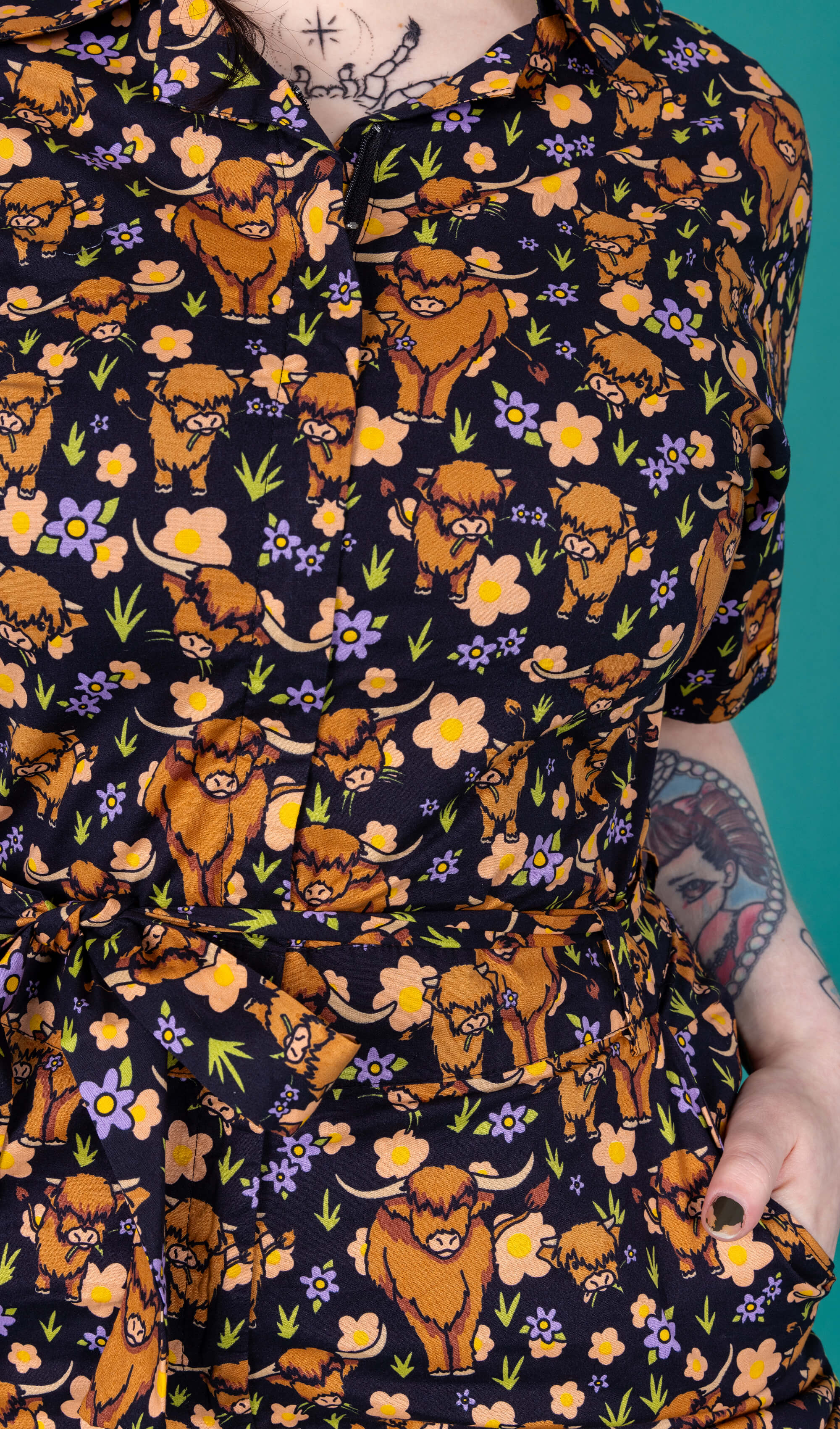 Cow jumpsuit sales