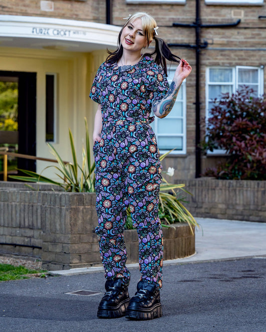 Run & Fly - Boho Summer Stretch Jumpsuit