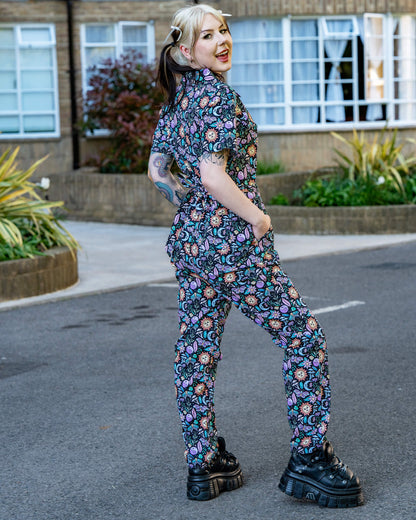 Run & Fly - Boho Summer Stretch Jumpsuit