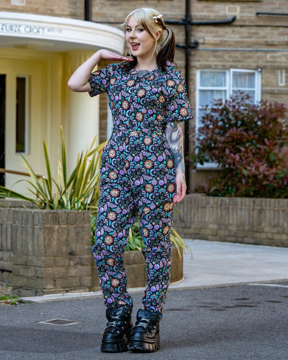 Run & Fly - Boho Summer Stretch Jumpsuit