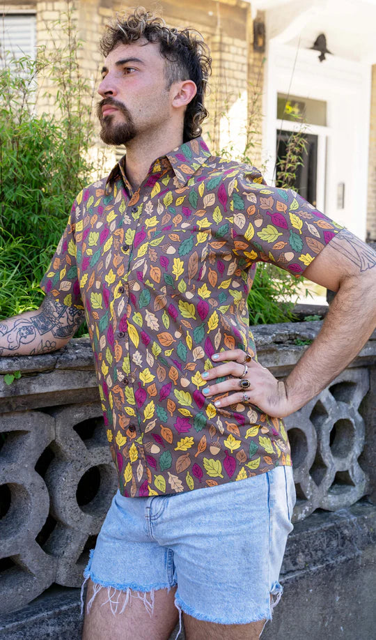 Run & Fly - Autumn Leaves Short Sleeve Shirt