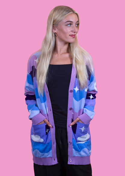 Home of Rainbows - Midnight Knit Cardigan
