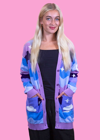 Home of Rainbows - Midnight Knit Cardigan