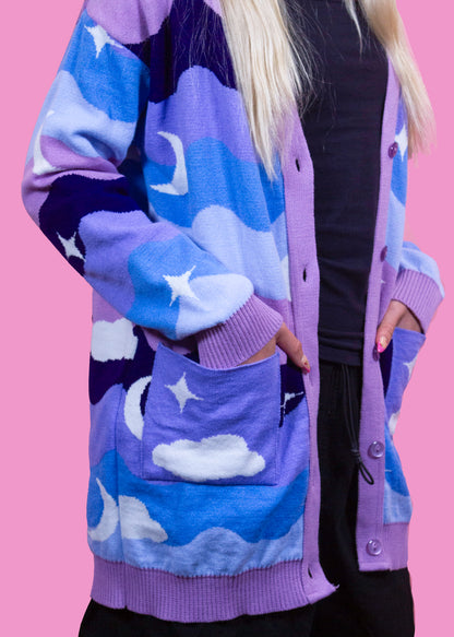 Home of Rainbows - Midnight Knit Cardigan