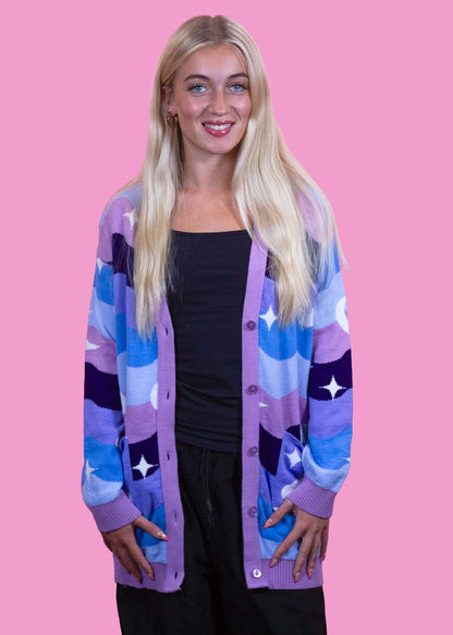 Home of Rainbows - Midnight Knit Cardigan