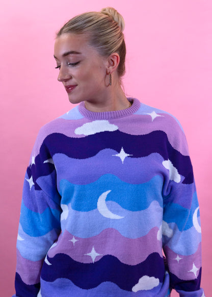 Home of Rainbows - Midnight Knit Jumper