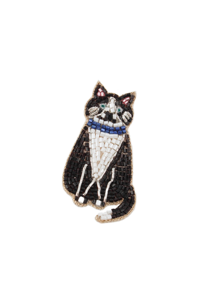 My Doris - Tuxedo Cat Brooch