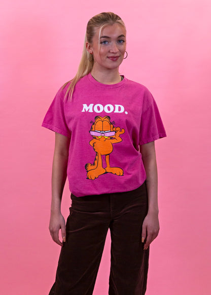 Daisy Street - Pink Garfield 'Mood' Tee