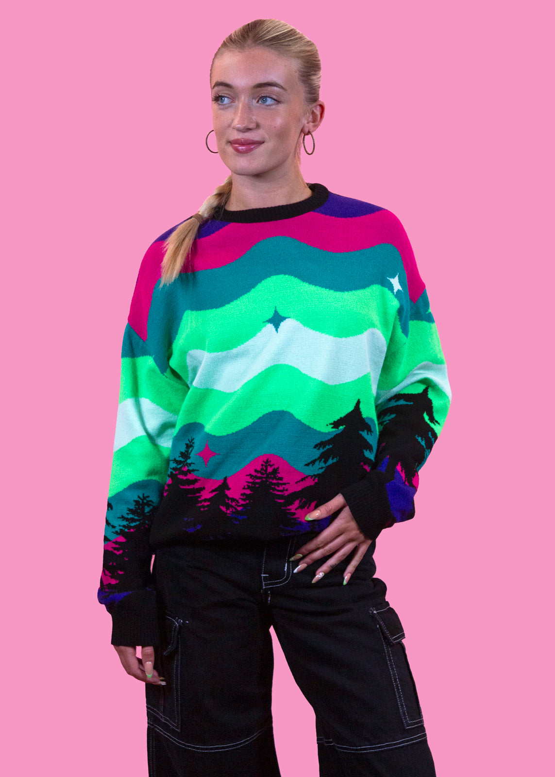 Home of Rainbows - The Northern Lights Knit Jumper