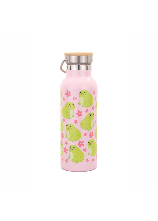 Sass & Belle - Frog Metal Water Bottle