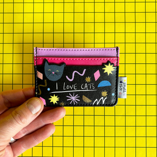 House of Disaster - Small Talk ‘I Love Cats’ Cardholder