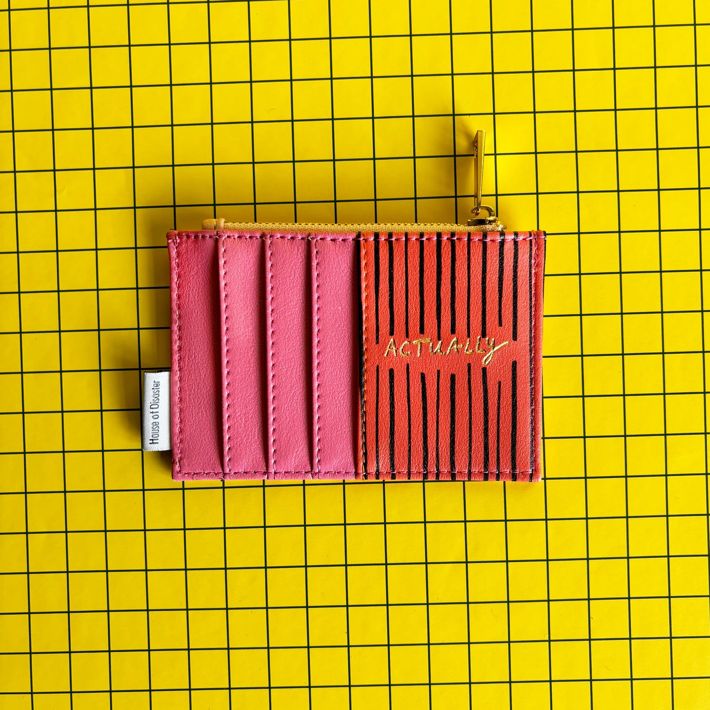 House of Disaster - Small Talk ‘Can’t be arsed’ zip purse