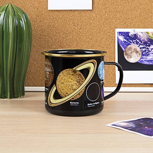 Gift Republic - Space Enamel Mug
