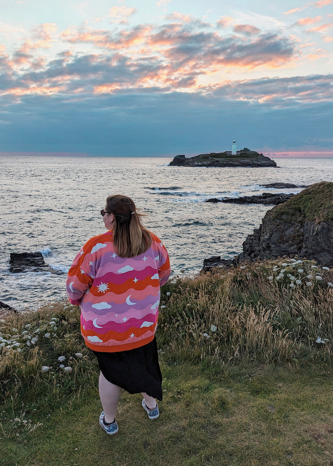 Home of Rainbows - Sunset Knit Cardigan