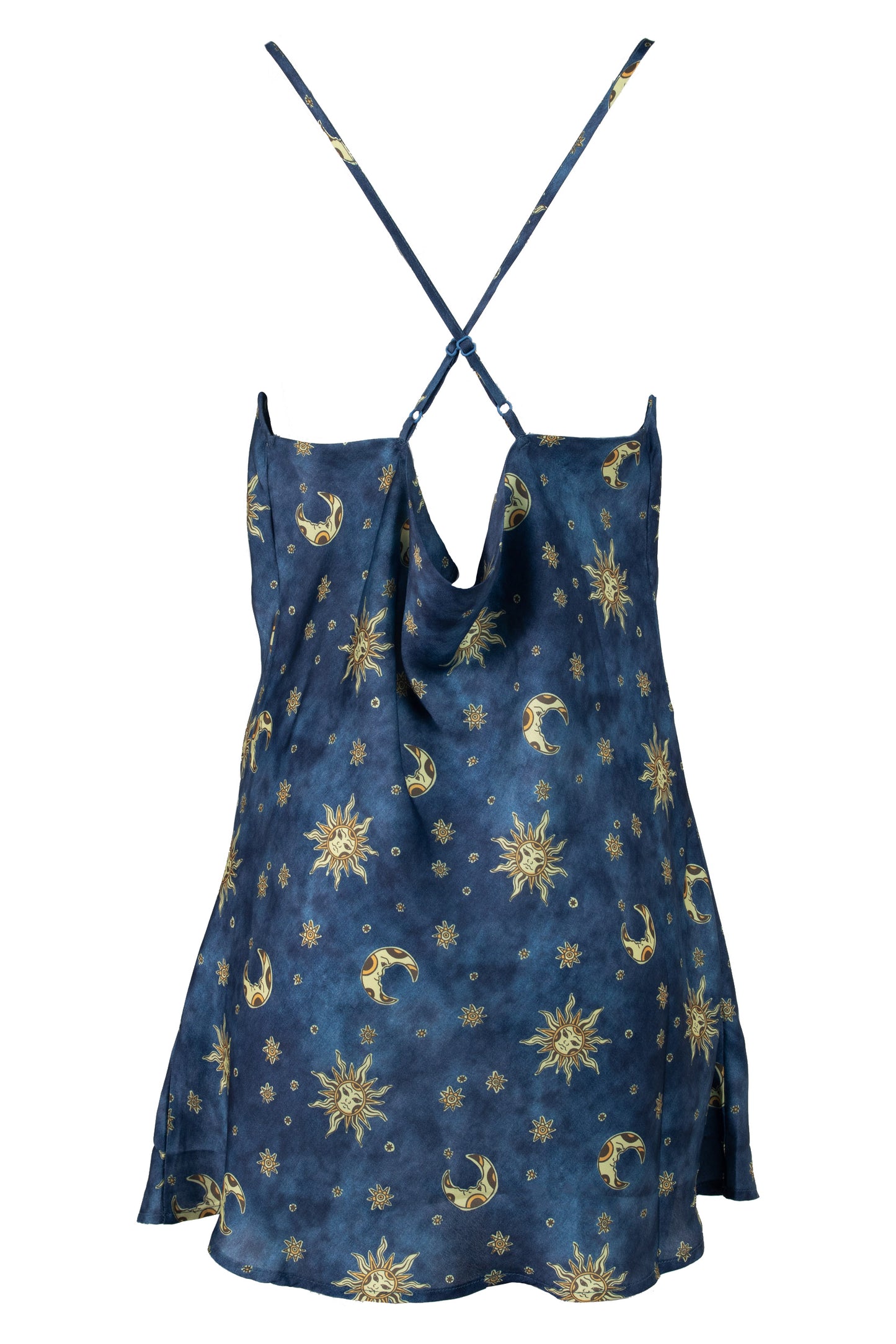 Daisy Street - Sun And Moon Satin Mini Dress