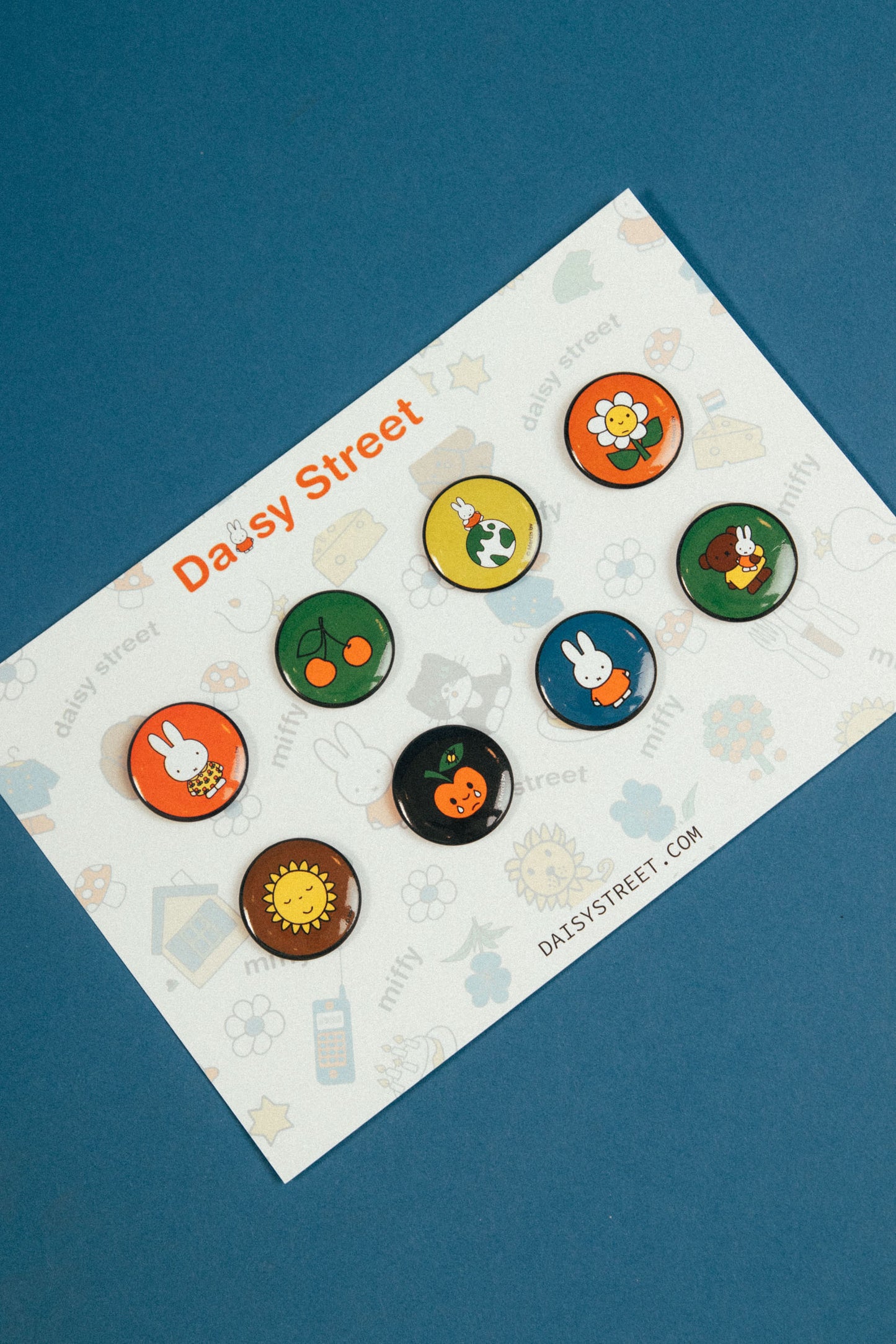 Miffy x Daisy Street - Miffy Set of 8 Mini Badges