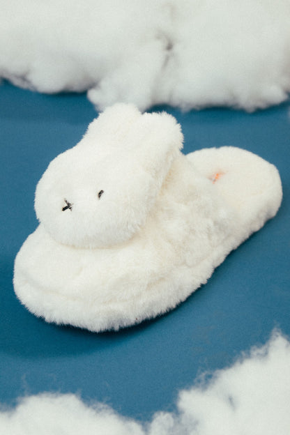 Miffy x Daisy Street - Miffy Plush Head Fluffy Slippers
