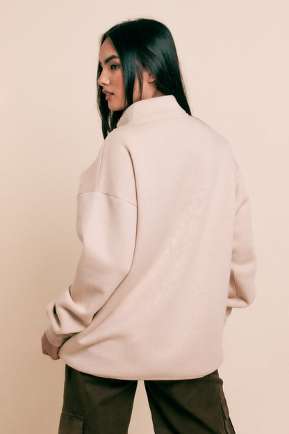 Daisy Street - Be Kind To Yourself Zip Up Sweater