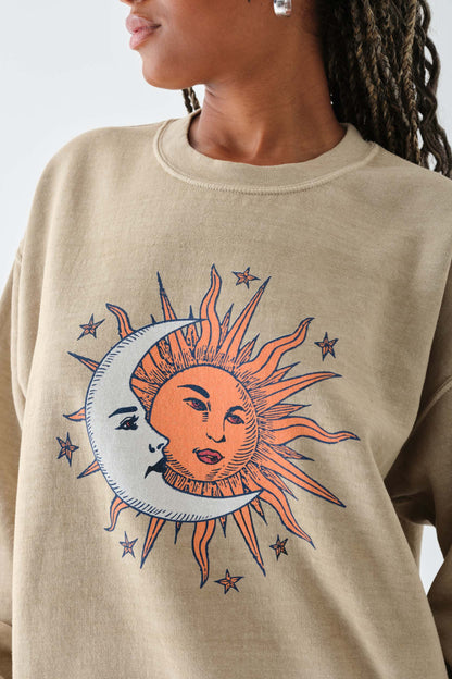 Daisy Street - Sun & Moon Sand Sweater