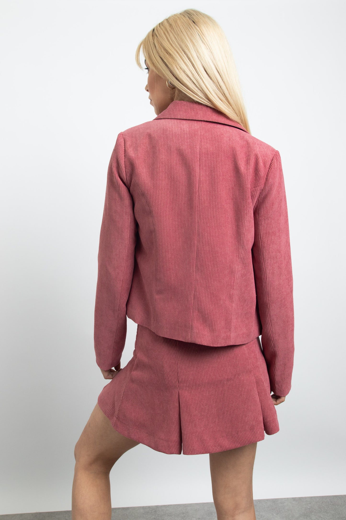 Daisy Street - Pink Corduroy Blazer