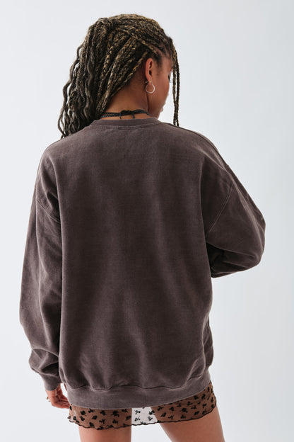 Daisy Street - Brown Washed 'Venice Beach' Sweater