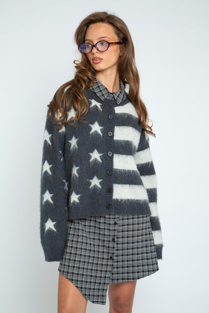 Daisy Street - Stars & Stripes Firestarter Cardigan