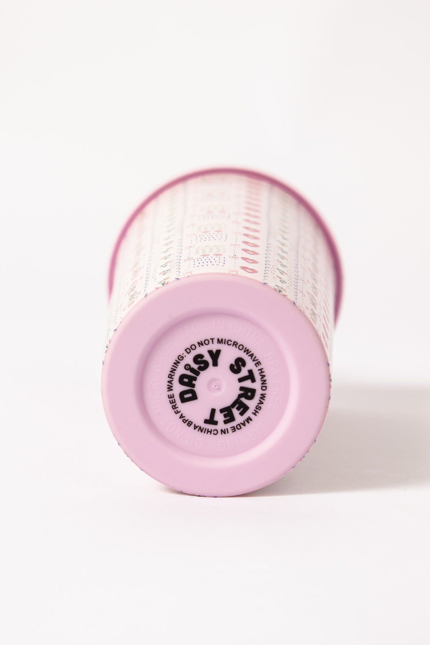 Daisy Street - Cute Pastel Wallpaper Print Drinking Cup with Straw
