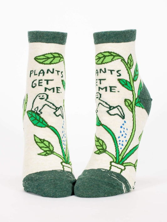 Blue Q - Plants Get Me Ankle Socks