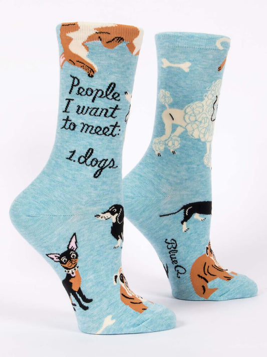 Blue Q - People I Want To Meet: Dogs Socks
