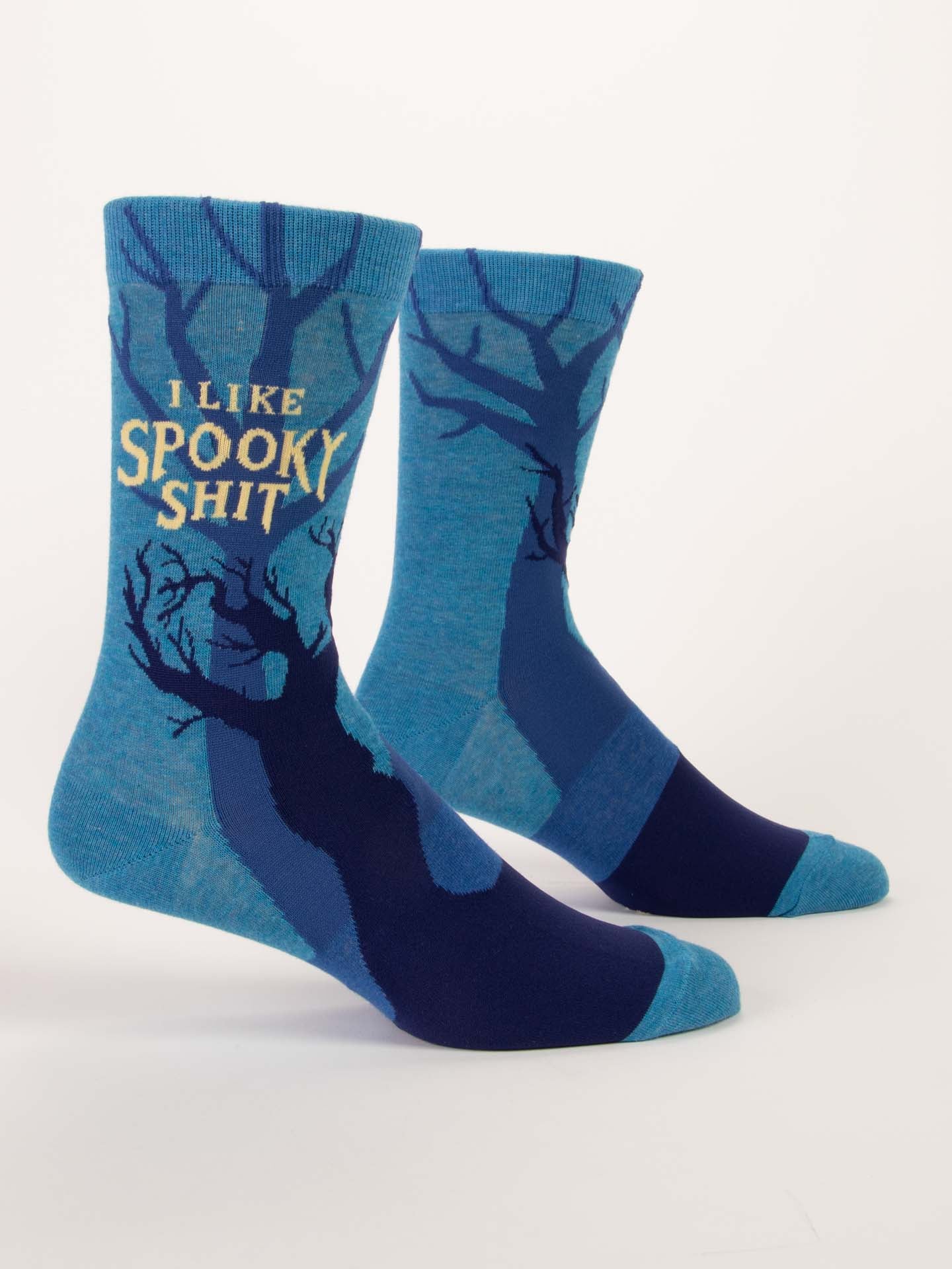 Blue Q - I Like Spooky Shit Men's Socks