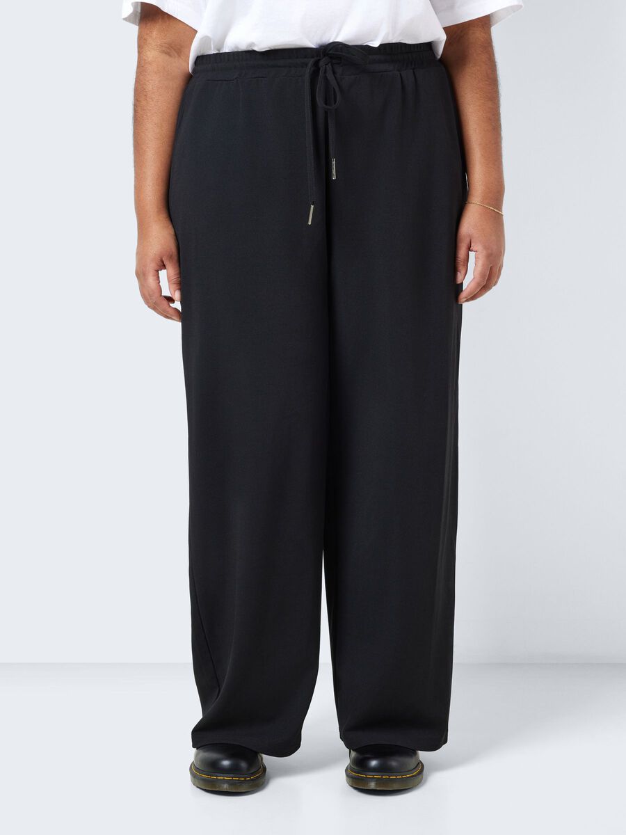 Noisy May - Black Wide Leg Trousers