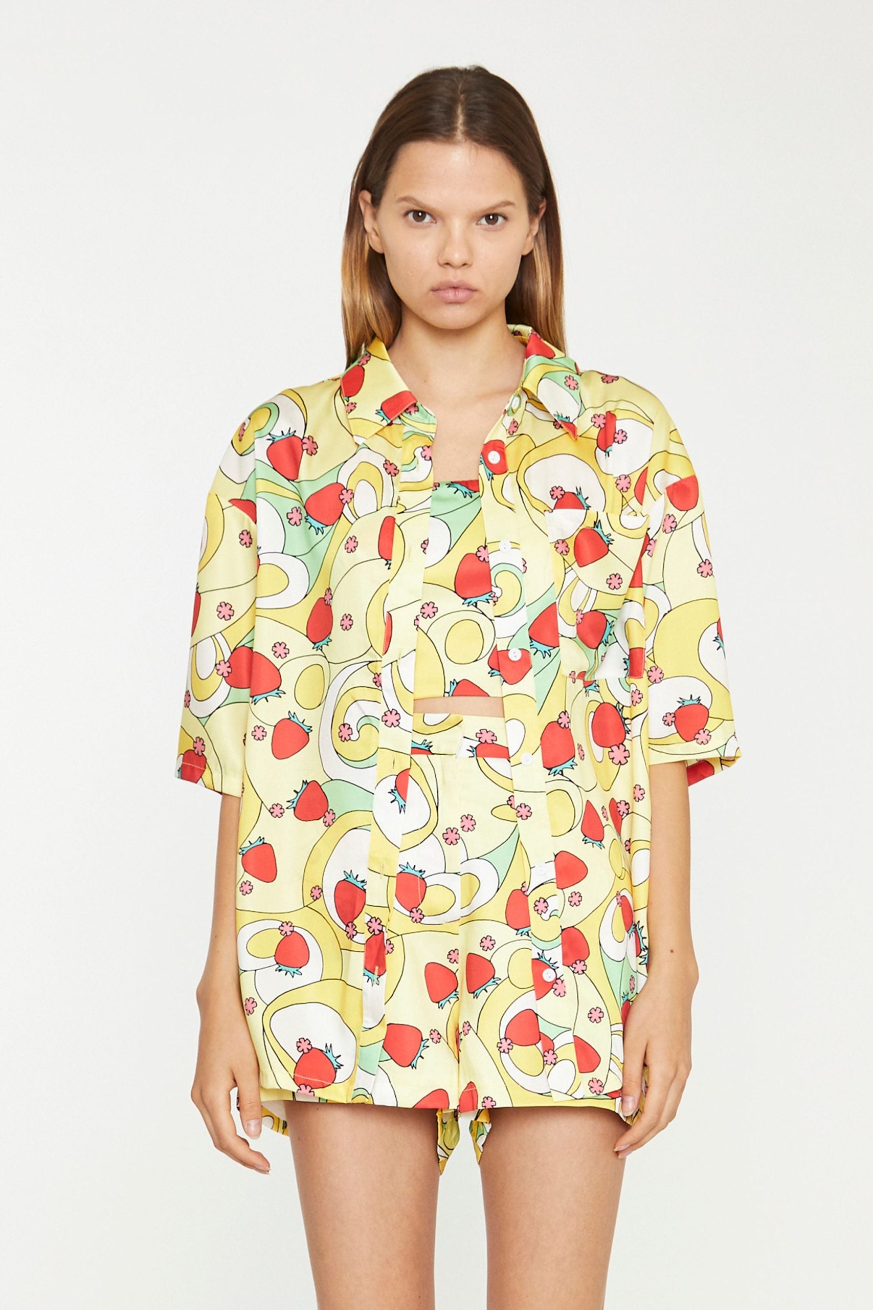 Glamorous - Psychedelic Strawberry Shirt