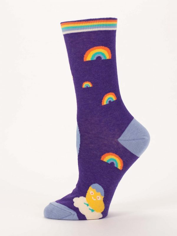 Blue Q - Shitting Rainbows Crew Socks
