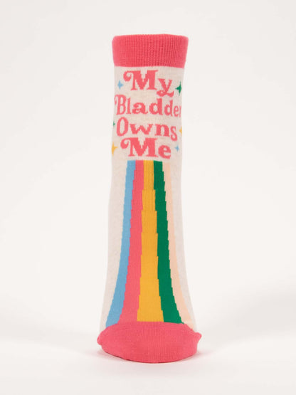 Blue Q - My Bladder Owns Me Ankle Socks