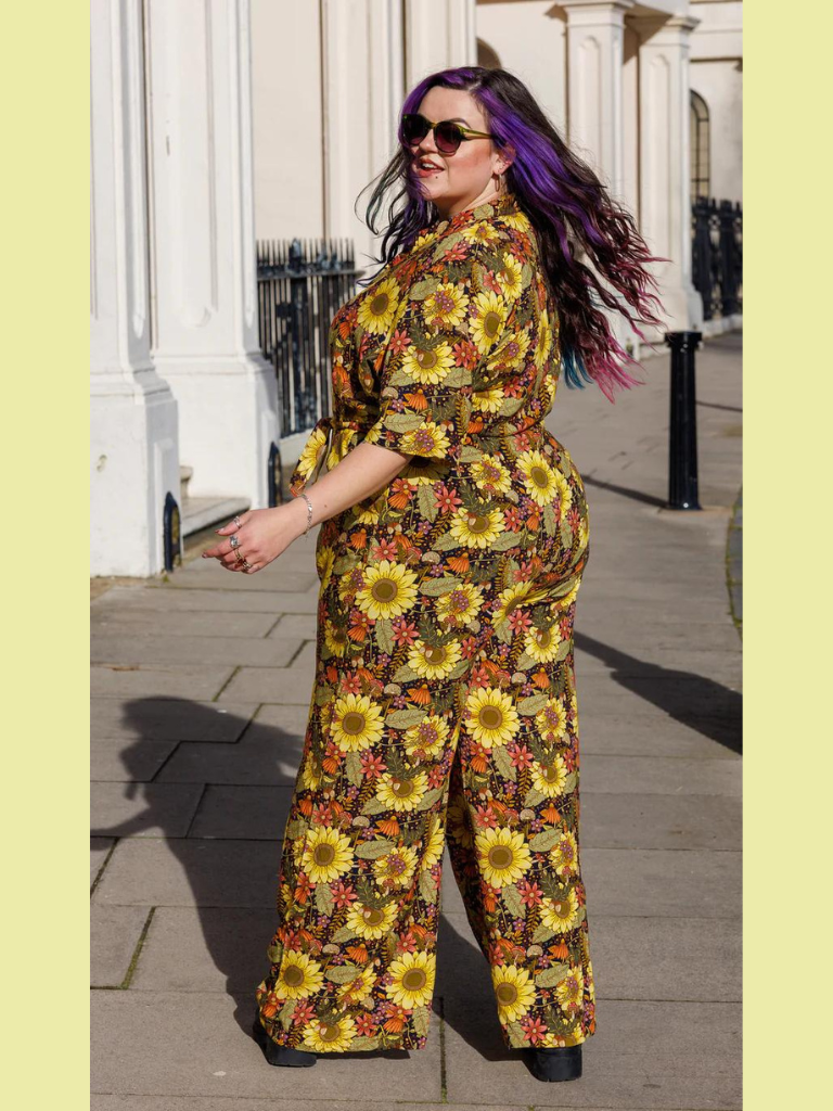 Run Fly Midnight Blues Sunflower Jumpsuit Thunder Egg