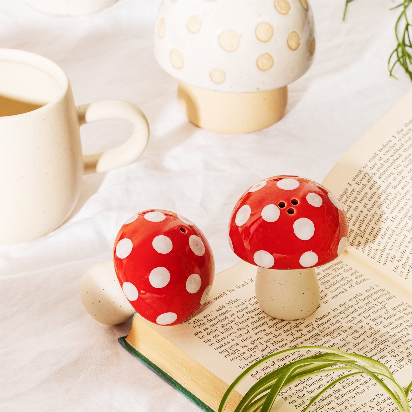 Sass & Belle - Mushroom Salt and Pepper shakers